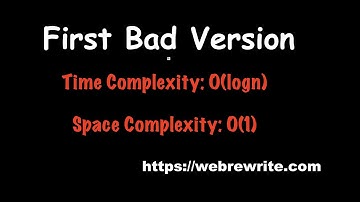 First Bad Version | First Bad Version LeetCode Java | Programming Tutorials