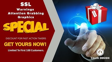 Not Secure Site - SSL Certificates Warning Sales Visuals - Graphic Pack