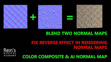 Blending normal maps | Reverse normal map Fix | Color Composite | AiNormalMap | Arnold Render | Maya