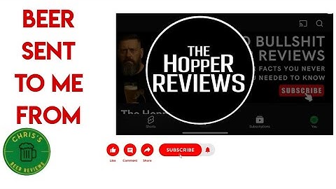 Beer sent to me from @TheHopperReviews 