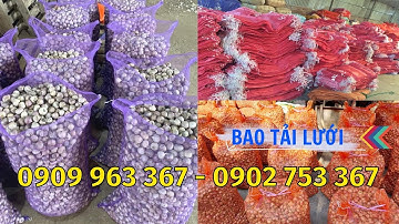 BAO TẢI LƯỚI ĐỰNG NÔNG SẢN NHIỀU MÀU GIÁ SỈ RẺ