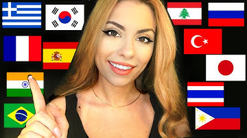 ASMR in 20+ DIFFERENT LANGUAGES ❤️ (French, Korean, German, Russian, Arabic...)