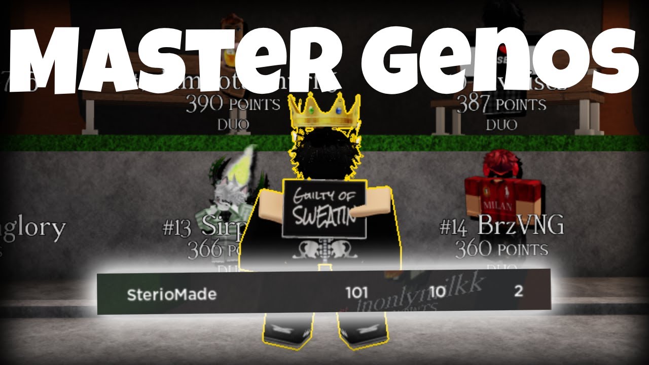 How To MASTER GENOS | Strongest Battlegrounds - YouTube