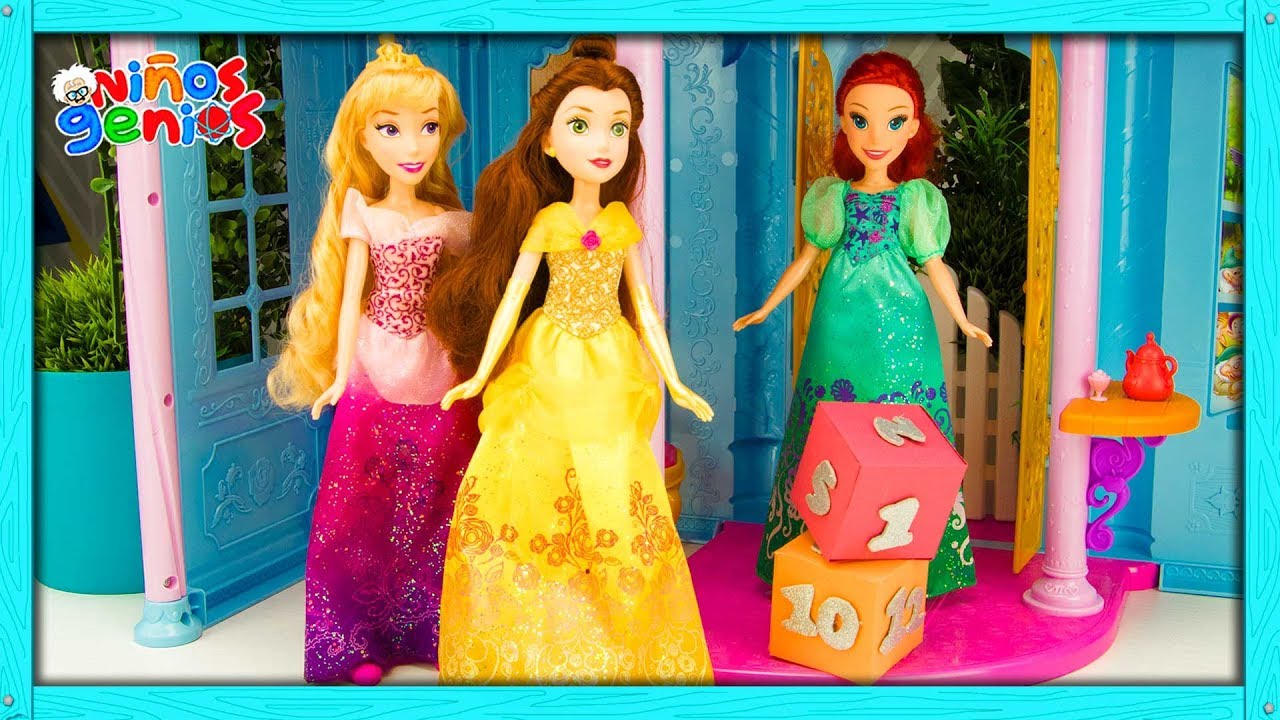 Aprendiendo números con las princesas | Niños Genios