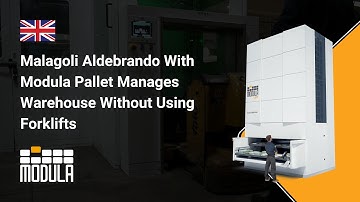 Malagoli Aldebrando With Modula Pallet Manages Warehouse Without Using Forklifts
