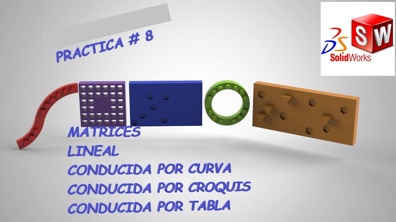 SolidWorks 2019 principiantes tutorial ¡curso! #8 - YouTube