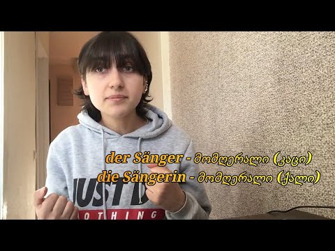 (გერმანული ენა)  die Berufe – პროფესიები