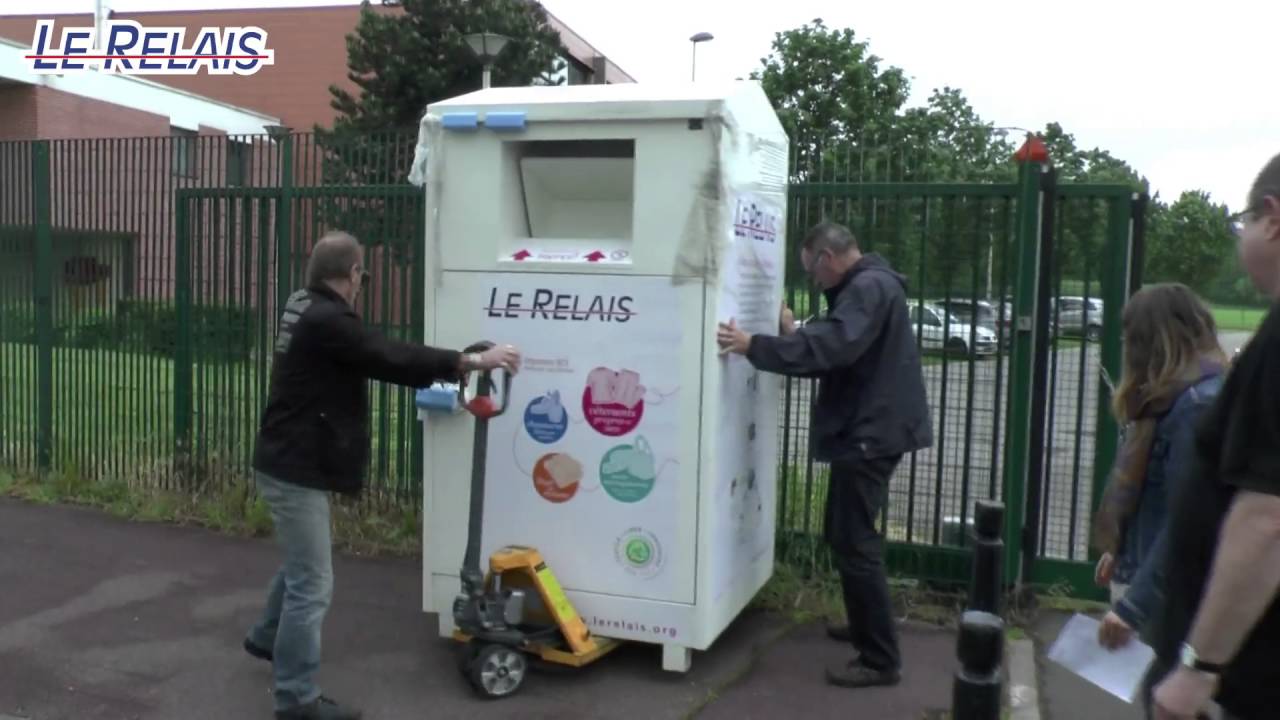Le Relais à AULNAY SOUS BOIS : nouveaux conteneurs - YouTube