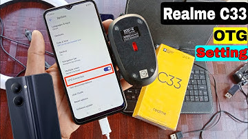 Realme C33 OTG Connection Setting |Mouse And Keyboard Connection| HM Technical