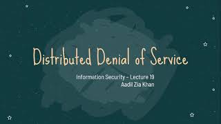 Information Security Lecture 19