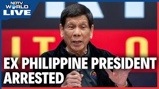 Rodrigo Duterte Arrested LIVE | Former Philippine President Rodrigo Duterte Arrested