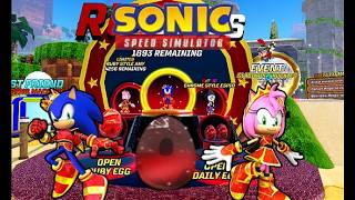 The Ruby Golden eggs in Sonic Speed Simulator!