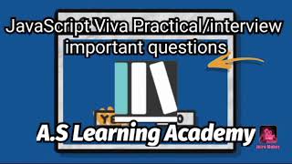 #JavaScriptPracticalVivaQuestions JavaScript Practical viva 11th/12th/BCA/B.tech web applications News