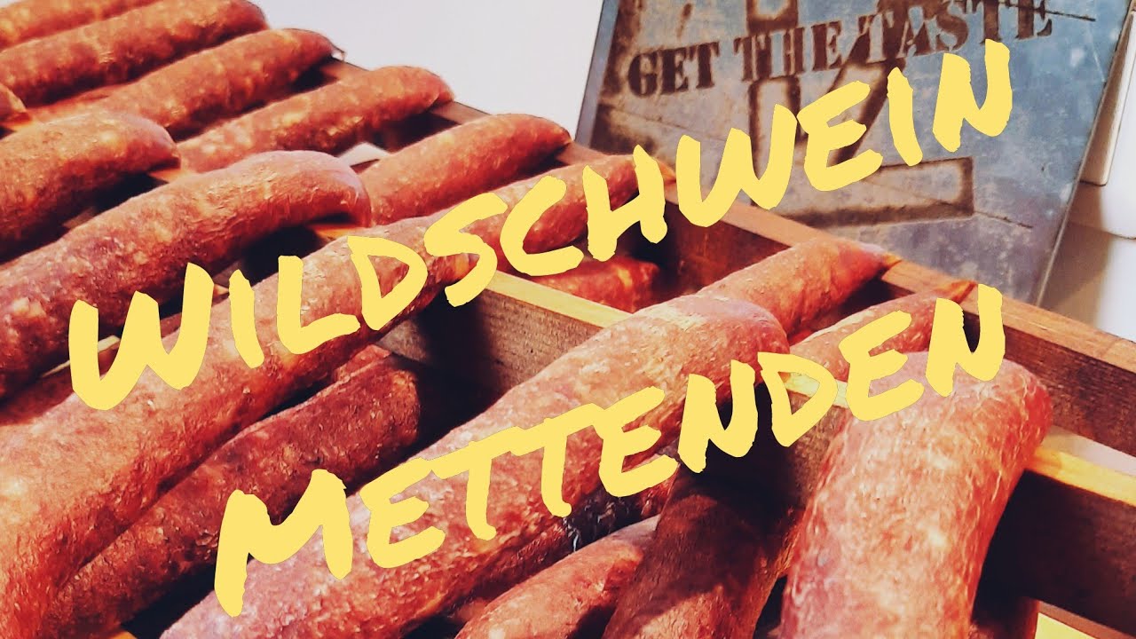 Teil 2 Rezept: Wildschwein-Mettwurst, kaltgeräuchert - YouTube