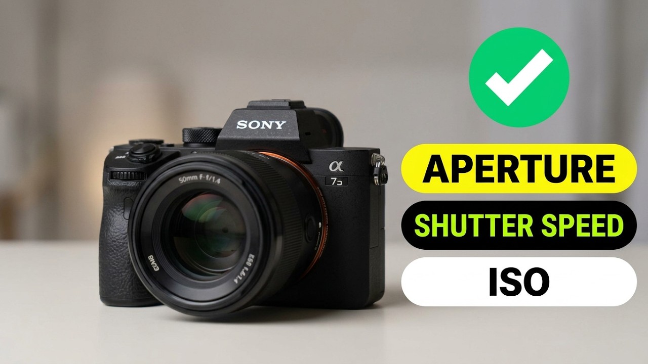 what is camera aperture, shutter speed and iso | camera basics for beginners in hindi (video lesson)