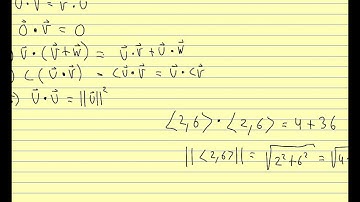 Advanced Pre Calc 2014 6.4 Dot Product