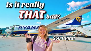 Flying on Europe&#39;s WORST Airline | Flying to Italy with Ryanair | HONEST Ryanair Review | Italy Vlog