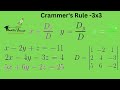 Numerical Techniques 3 | "How to Use Cramer's Rule to Solve 3x3 Systems of Equations" | 201901_Q(13)