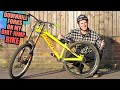 DOWNHILL FORKS ON MY DIRT JUMP BIKE - THE ULTIMATE MTB?