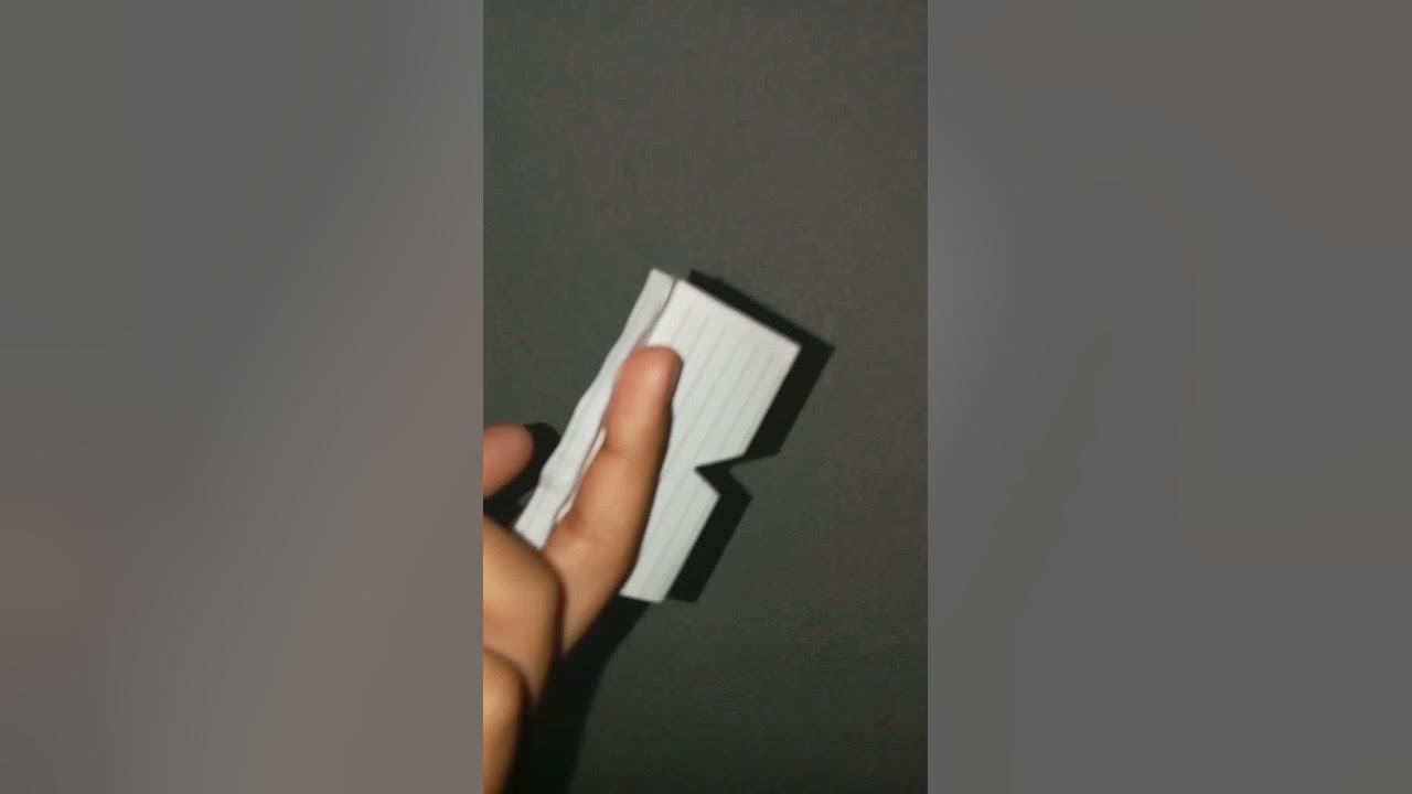 how to make whistle with papershorts YouTube