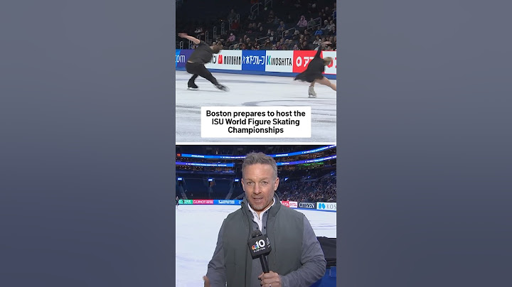 Skaters from around the globe practiced ahead of the World Figure Skating Championships in Boston.