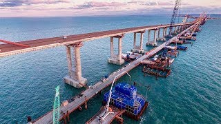 Крымский мост. Строительство сегодня 18.02.2018. Керченский мост. Крымский мост. Строительство сегодня 18.02.2018. Керченский мост.