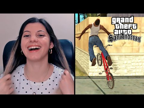 EŞİME İLK DEFA GTA SAN ANDREAS OYNATTIM ! BAKIN NE YAPTI 🤣