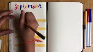 Primary Color Set Up || Bullet Journal Set Up 2020