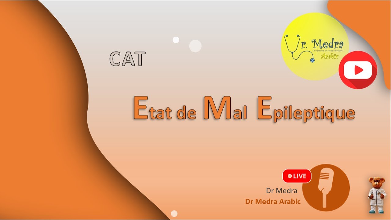 Etat de mal épileptique 😫😵 CAT - Arabic