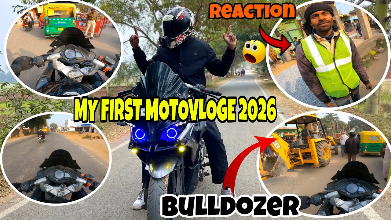 MY 1st MOTOVLOGE IN 2026👍/ PURA ATIKRAMAN SAF HO GYA (ARWAL)  ME 🔥🚀/ 