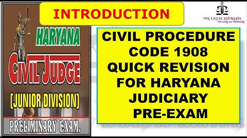 QUICK REVISION  CPC 1908 PART 1 #law #cpc #civillaw #rjs #haryanajudiciary