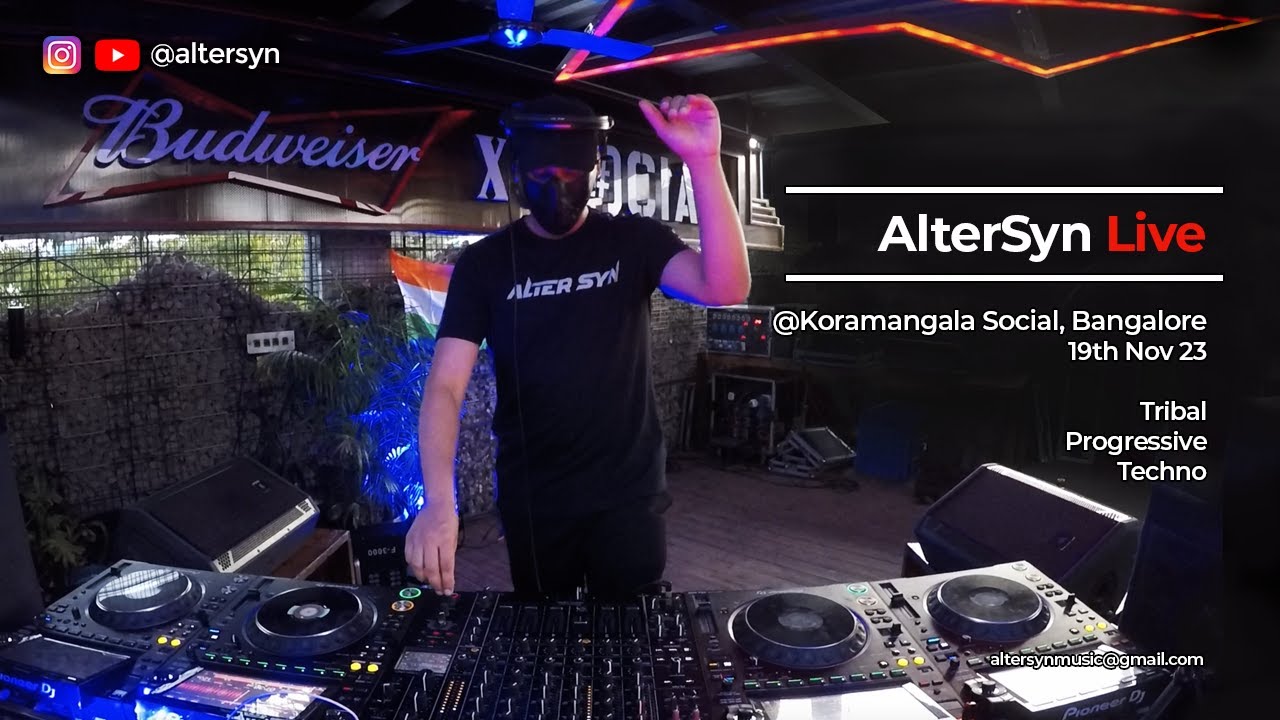 Alter Syn Live @Koramangala Social, Valesuchi India Tour - Sundowner Set | 19th Nov 23