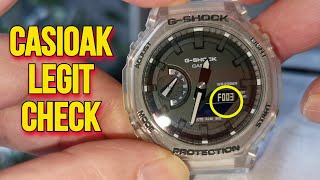 How To Check If Your GShock GA2100 Casioak is Genuine | Easy and Foolproof method