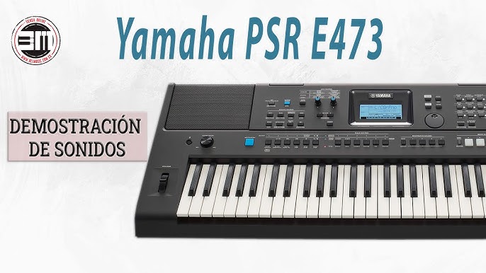 Teclado portátil YAMAHA Modelo: PSRE473 – Sono Music