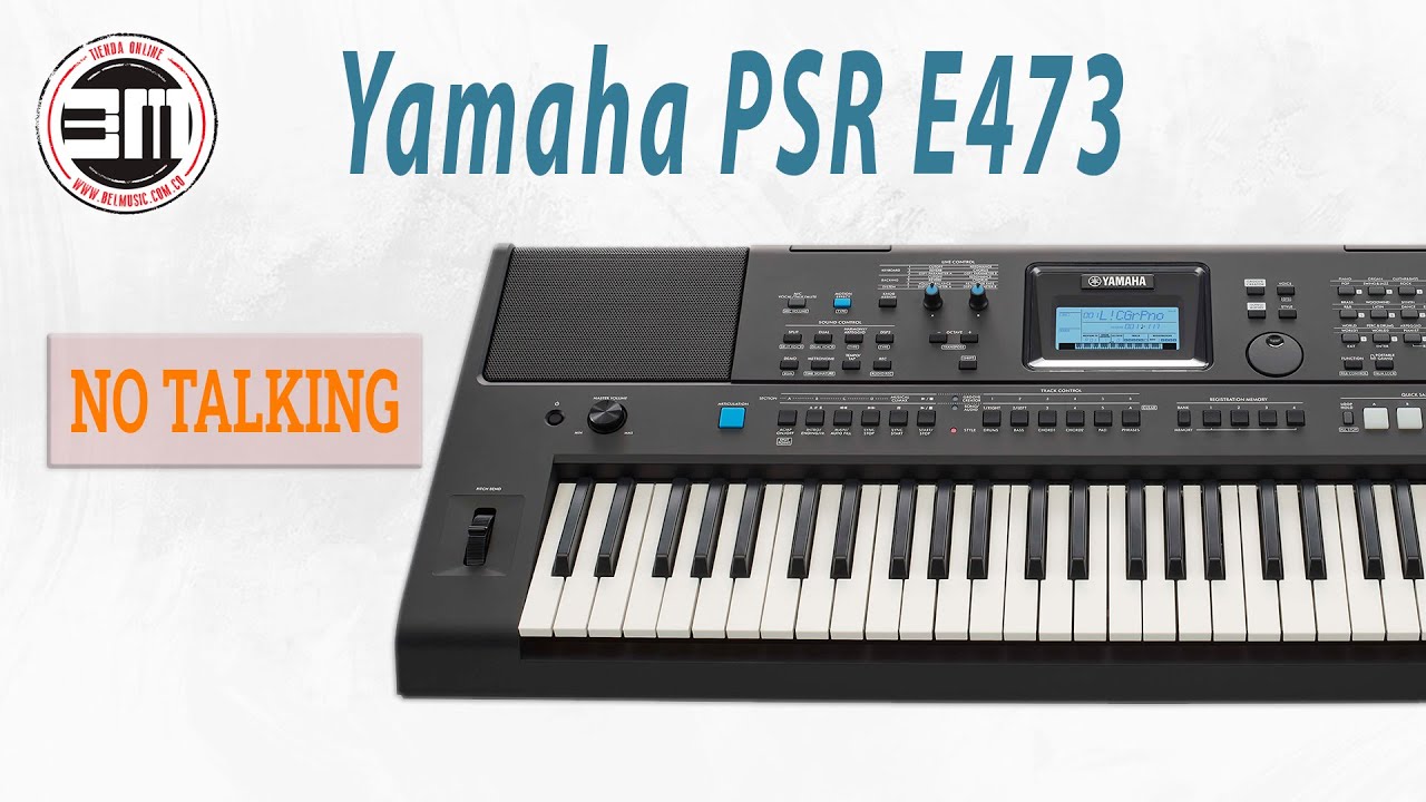 Teclado Yamaha PSRE473 (sustituye al PSRE463)