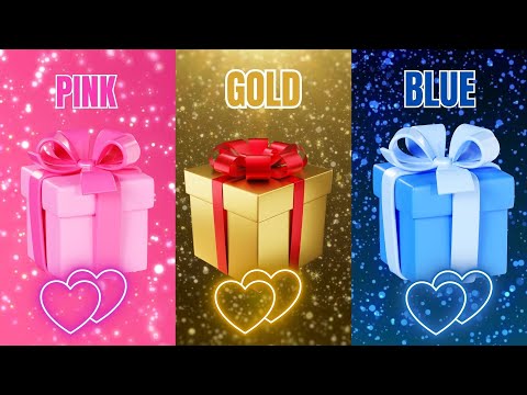 Pick a Gift Box — But One Hides Something BAD! 🎁 Pink, Gold or Blue?