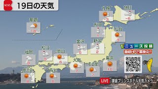 12月19日の天気