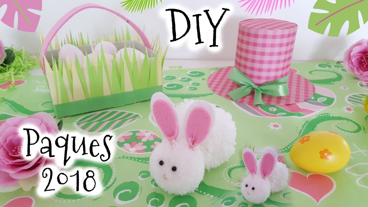 DIY ┋ PAQUES DECO KAWAII AVEC PRESQUE RIEN 🐰 Chambre salon