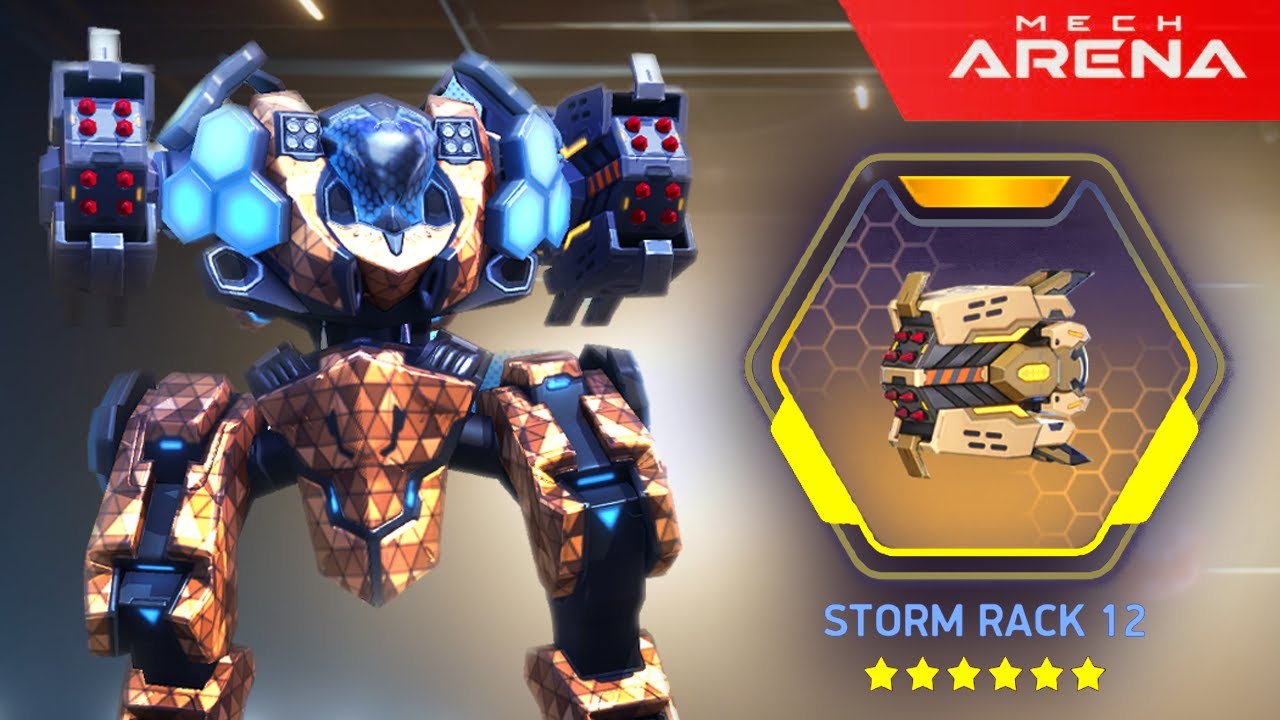 Storm Rack replacement for Disc Launcher? | Mech Arena - YouTube
