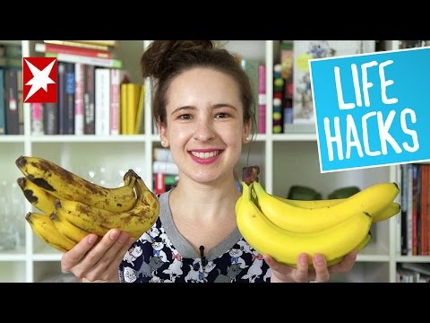 Video: So Behalten Sie Bananen Länger Zu Hause