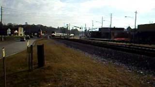 The Amtrak Crescent #19 with That Awesome Crew and K5LA Action! in Austell,Ga 02-15-09©