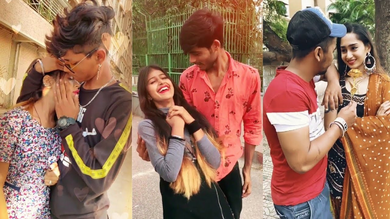 Cute 😍 ROMANTIC TIKTOK COUPLE kissing heart GOALS Best Musically