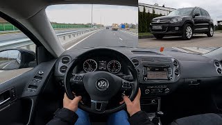 2014 Volkswagen Tiguan 2.0 TDI (140 Hp) 4MOTION POV Test Drive | Drive Wave
