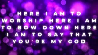 Abba•Here I am to worship•Live•Lyric video•Joshua Avila/Calvary Orlando