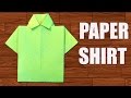 Comment fabriquer une chemise en papier  artisanat en papier origami diy