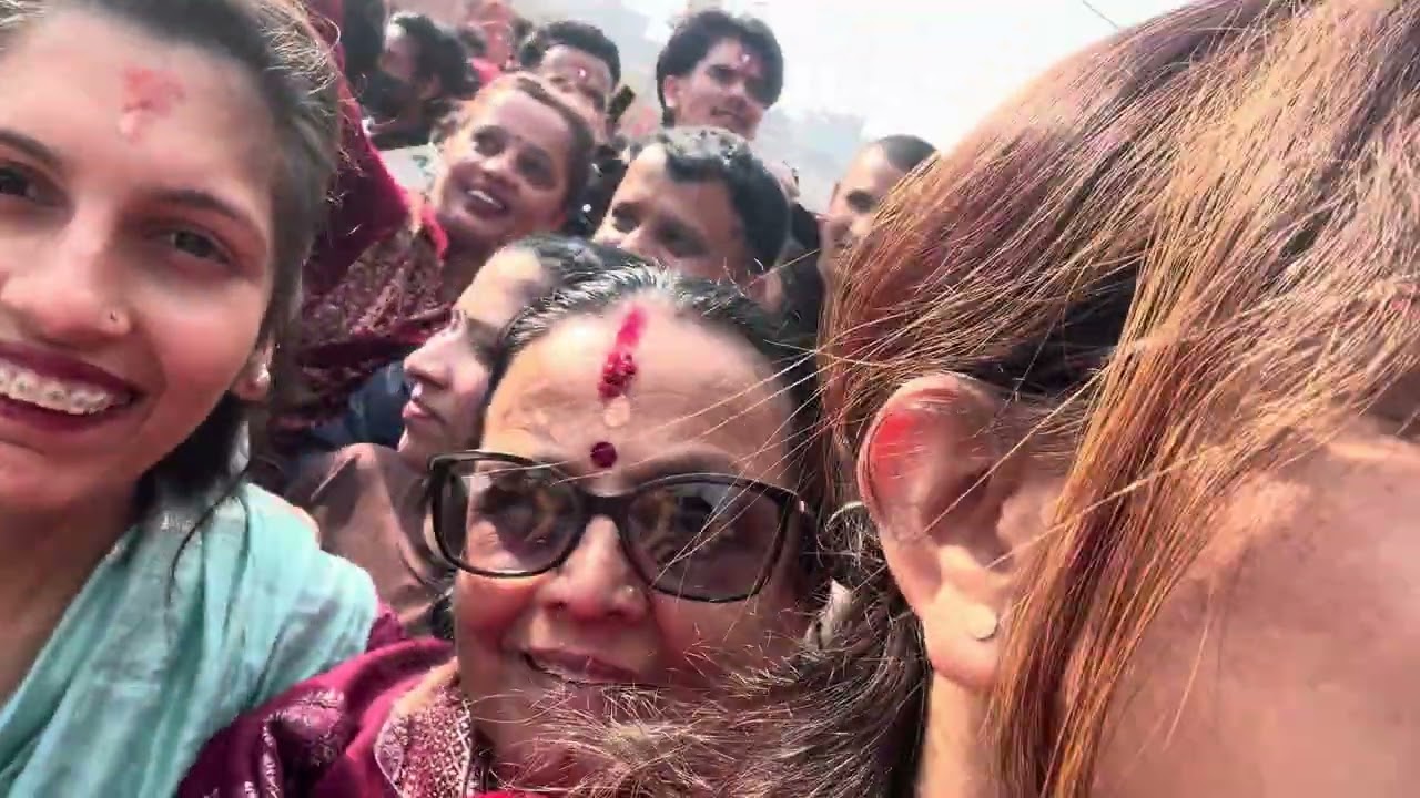 Crowd during shivaratri at Pashupati Temple