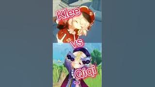 Klee vs Qiqi (Lore) #Genshinimpact #klee #qiqi #1v1 #fyp