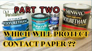 (PART 2) HOW TO PROTECT CONTACT PAPER ON FLOOR, COUNTERTOPS AND FURNITURE | DIY | SHANETTADIYLIFE