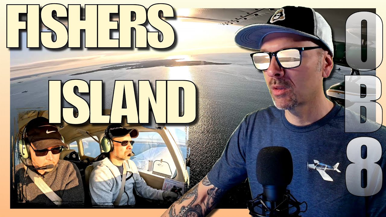 Flying to Fishers Island, NY | Elizabeth Field 0B8 Scenic Approach and Landing