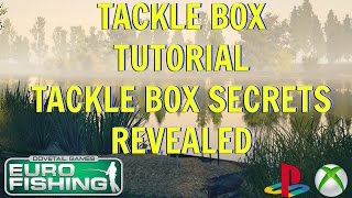 Dovetail Euro Fishing - tackle box secrets revealed , tutorial